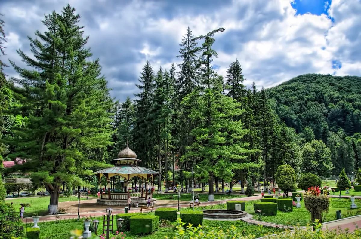 Parcul Central — Slănic Moldova